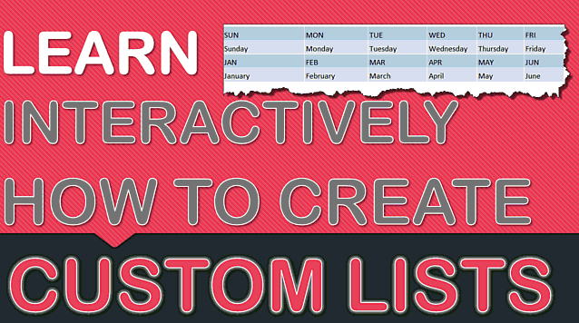 create a custom list for sorting in excel mac